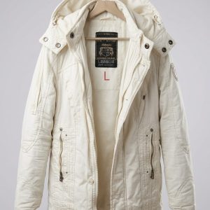 jetlag white winter coat